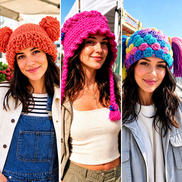 25 Cabbage Patch Crochet Hat Outfit Ideas for Playful Retro Looks
