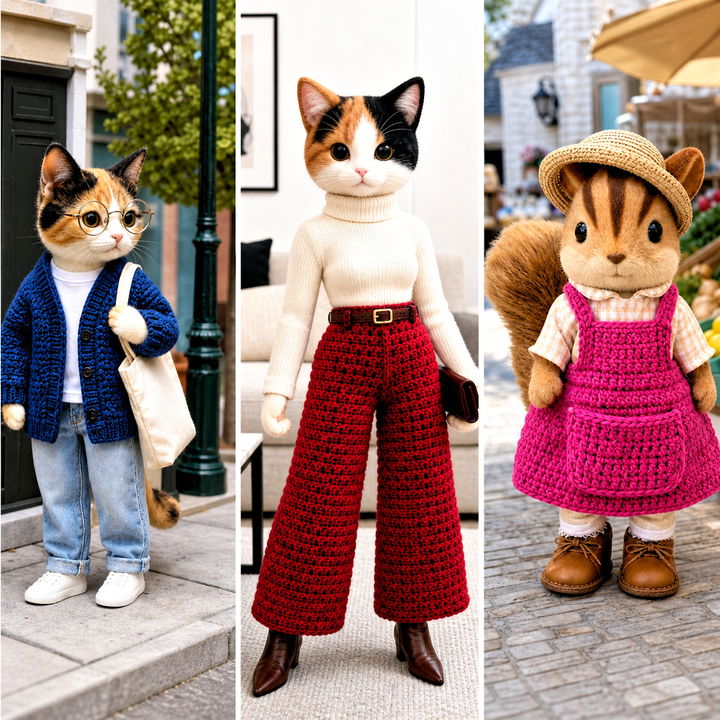 25 Calico Critters Crochet Clothes and Outfit Ideas to Try