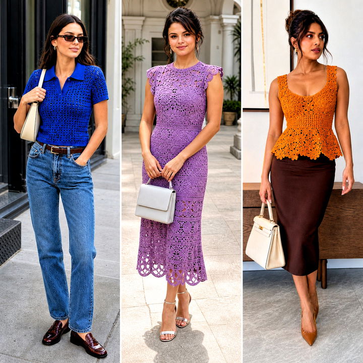 25 Celebrities Crochet Outfit Ideas Worth Recreating Now