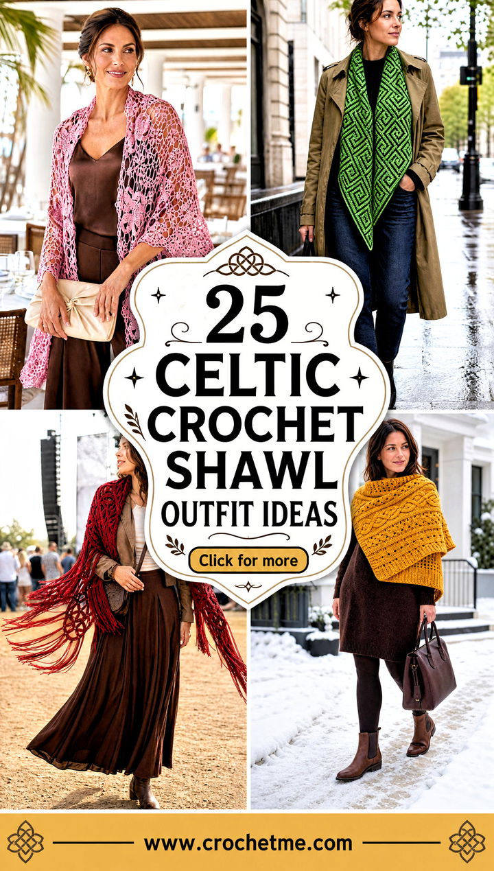 25 Celtic Crochet Shawl outfit ideas - 25 Celtic Crochet Shawl outfit ideas