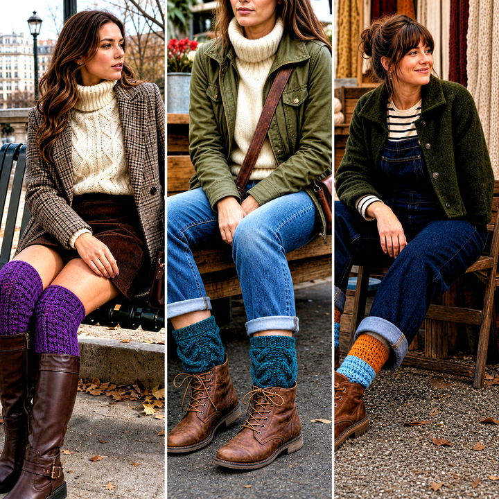 25 Chunky Crochet Socks Outfit Ideas for Cozy Cold Days