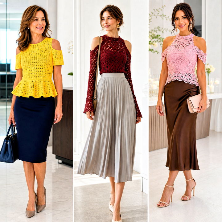 25 Cold Shoulder Crochet Top Outfit Ideas for Breezy Summer Style