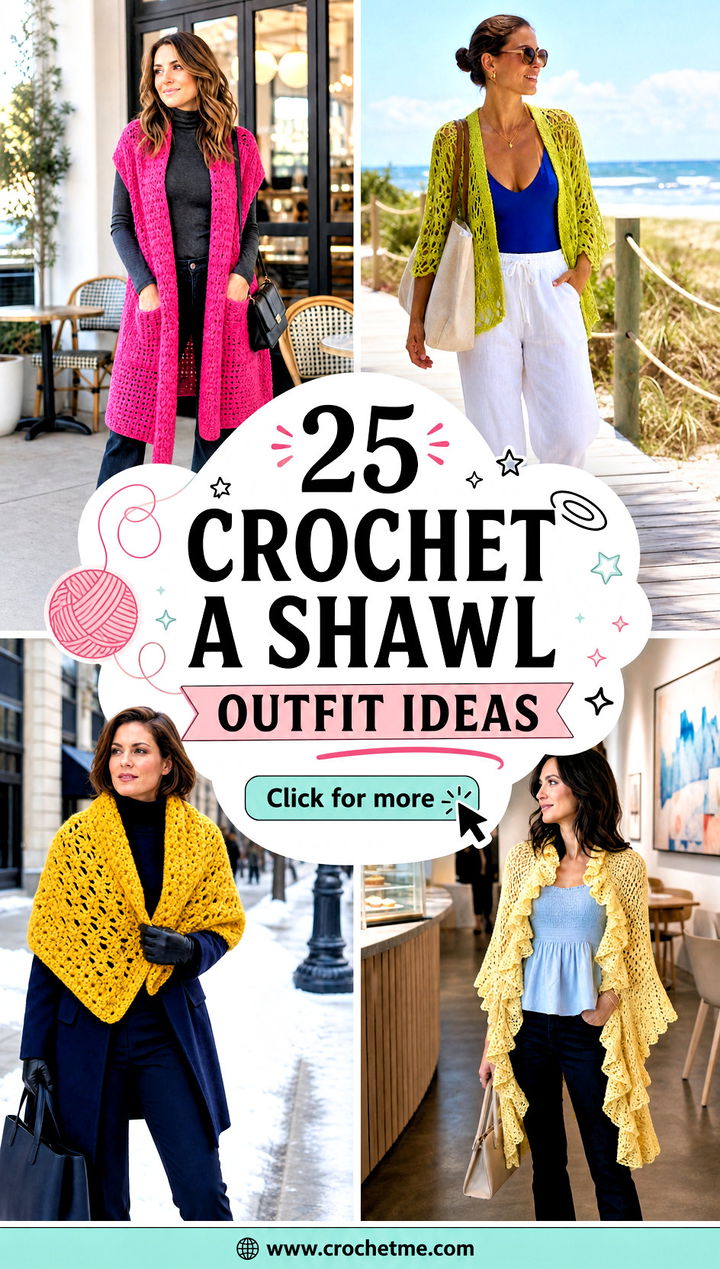 25 Crochet A Shawl outfit ideas - 25 Crochet A Shawl outfit ideas