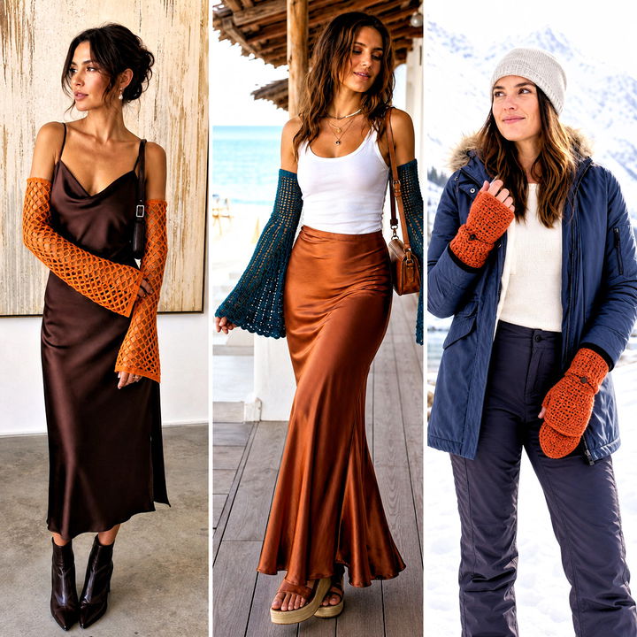 25 Crochet Arm Warmer Outfit Ideas for Cozy Winter Style