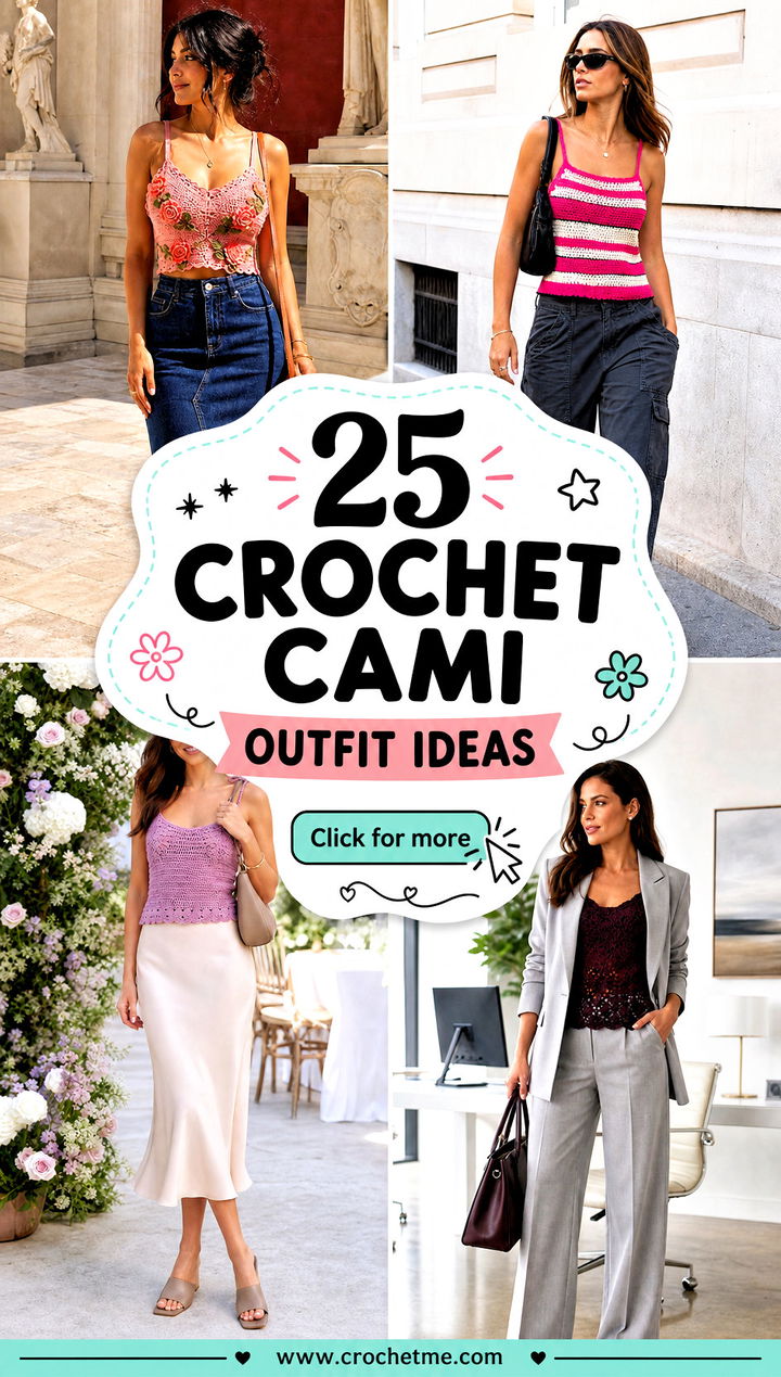 25 Crochet Cami outfit ideas - 25 Crochet Cami outfit ideas