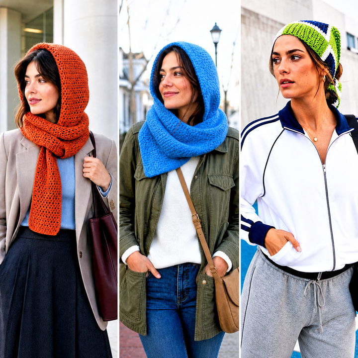 25 Crochet Cap Scarf Outfit Ideas for Cozy Cold-Weather Looks
