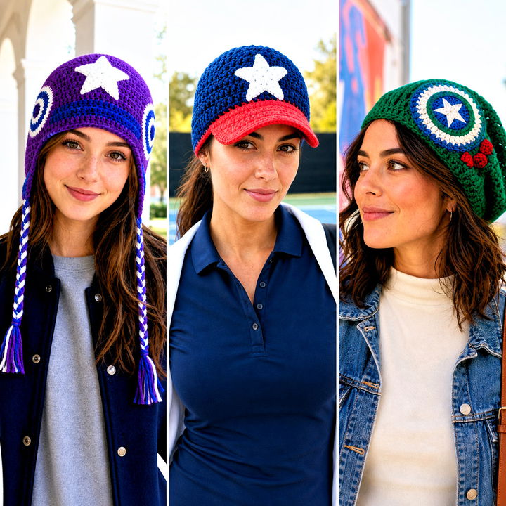 25 Crochet Captain America Hat Outfit Ideas for Marvel Fans