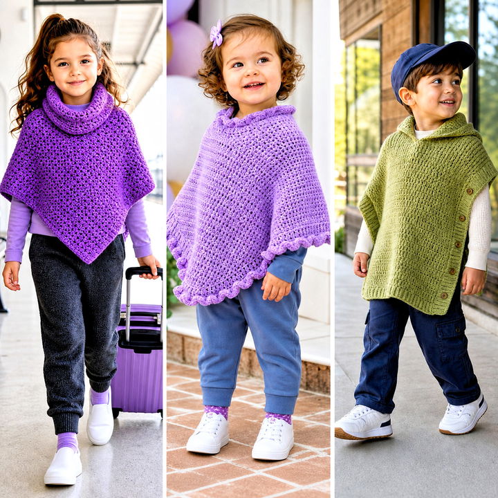 25 Crochet Carseat Poncho outfit ideas