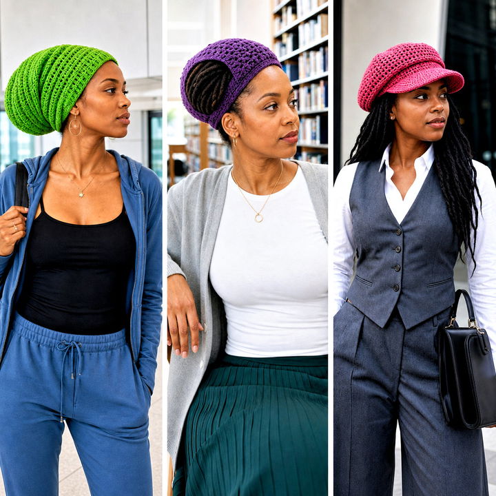 25 Crochet Dreadlock Hat Outfit Ideas for Cozy Protective Style