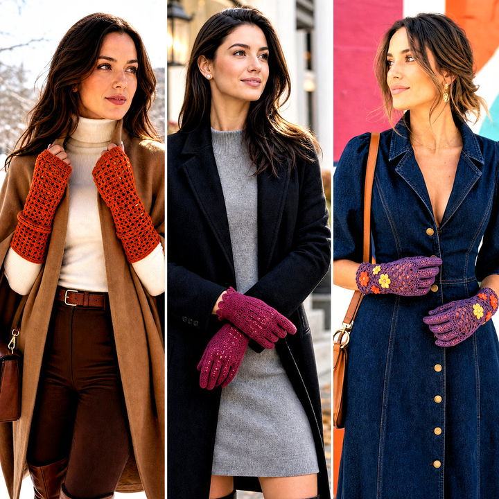 25 Crochet Driving Gloves Outfit Ideas for Cozy Commutes