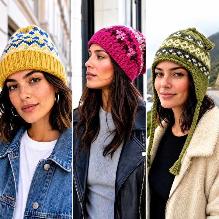 25 Crochet Fair Isle Hat Outfit Ideas for Cozy Winter Style