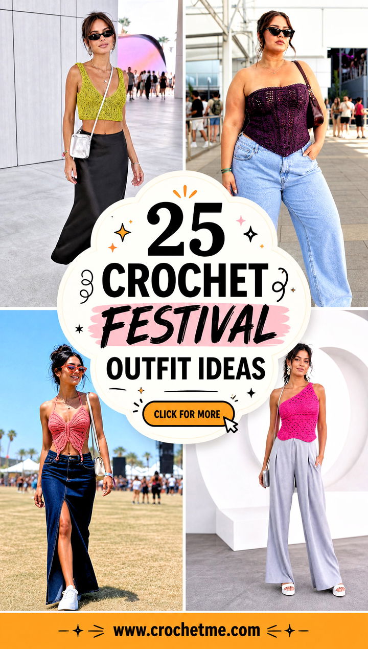 25 Crochet Festival Outfit ideas - 25 Crochet Festival Outfit ideas