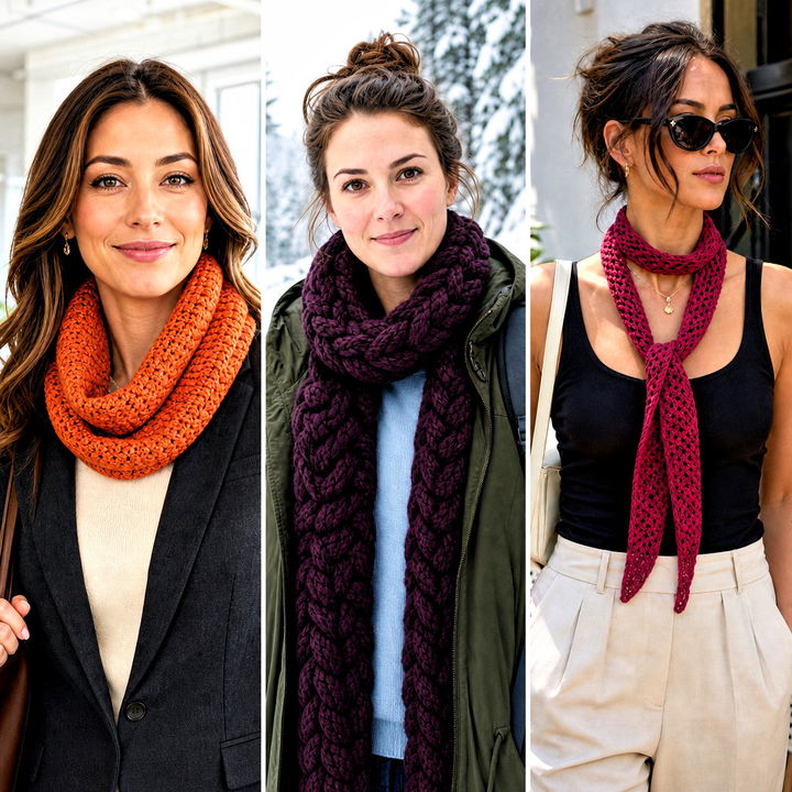 25 Crochet for Beginners Scarf Outfit Ideas for Cozy Style
