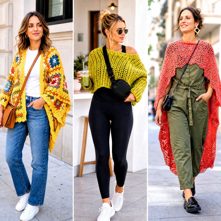 25 Crochet For Poncho Outfit Ideas for Chic Fall Layering