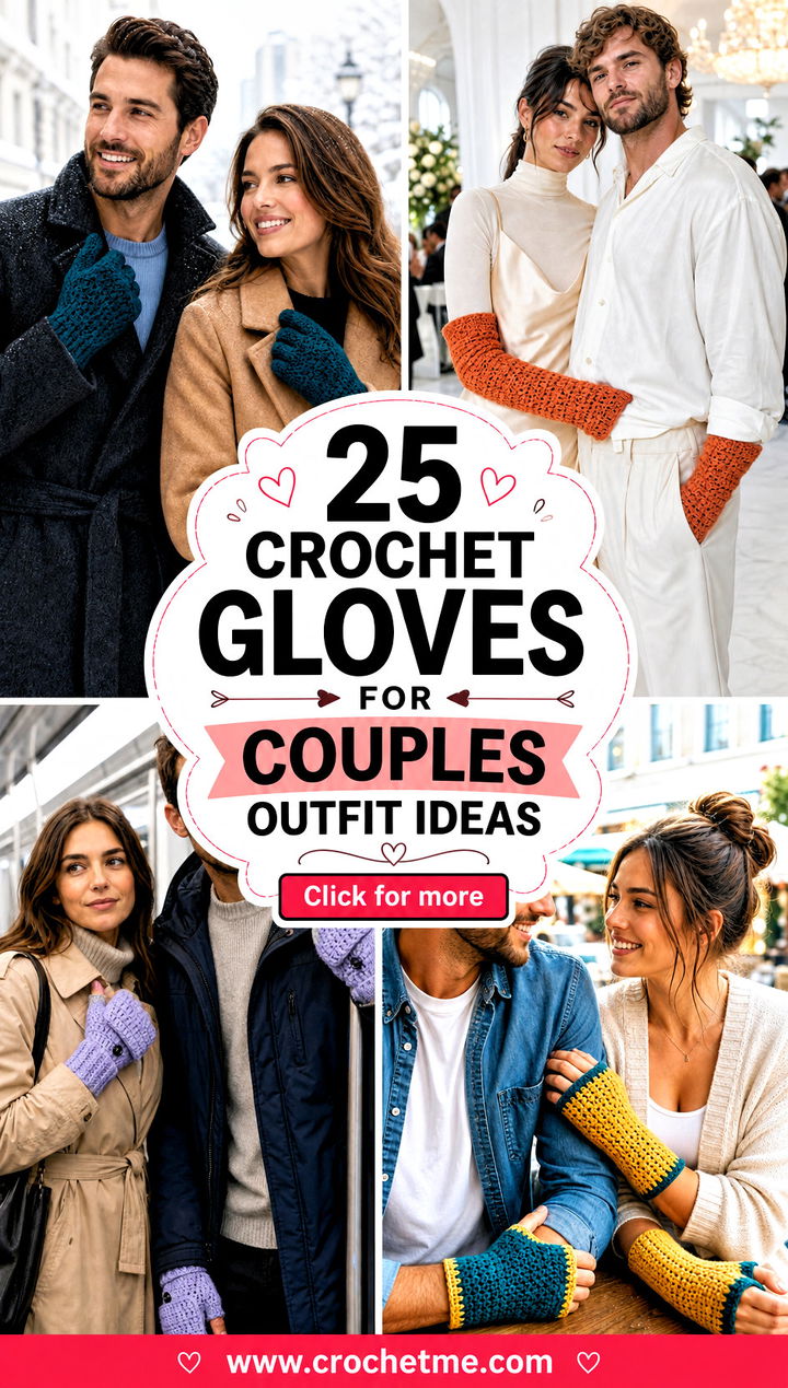 25 Crochet Gloves For Couples outfit ideas - 25 Crochet Gloves For Couples outfit ideas