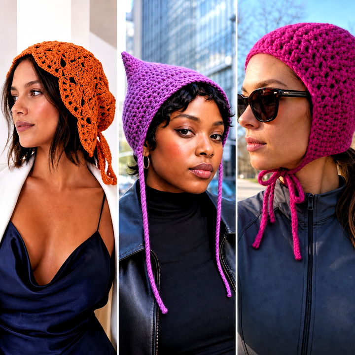 25 Crochet Hair Bonnet Outfit Ideas: Cute Protective Styles