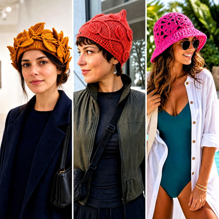 25 Crochet Leaf Hat Outfit Ideas for Playful Winter Style