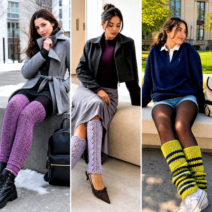 25 Crochet Legwarmer Outfit Ideas for Cozy Retro-Chic Style