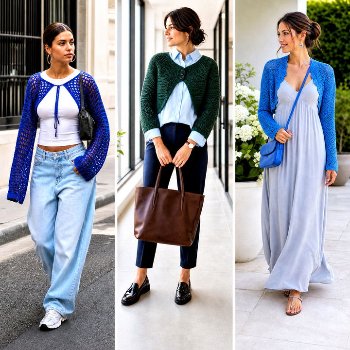 25 Crochet Mini Sweater Outfit Ideas for Cozy Layered Looks