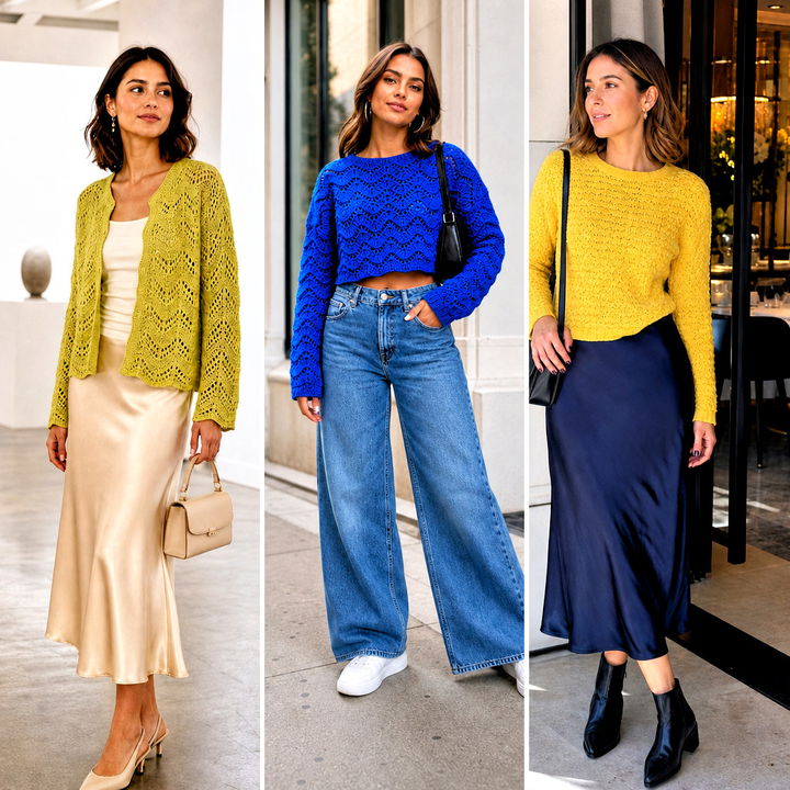 25 Crochet Ripple Stitch Sweater Outfit Ideas for Chic Fall Style
