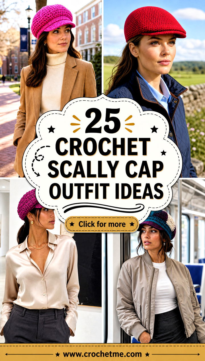 25 Crochet Scally Cap outfit ideas - 25 Crochet Scally Cap outfit ideas