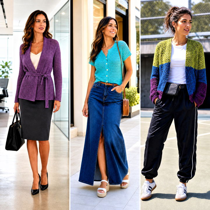 25 Crochet Seamless Cardigan Outfit Ideas for Easy Layering