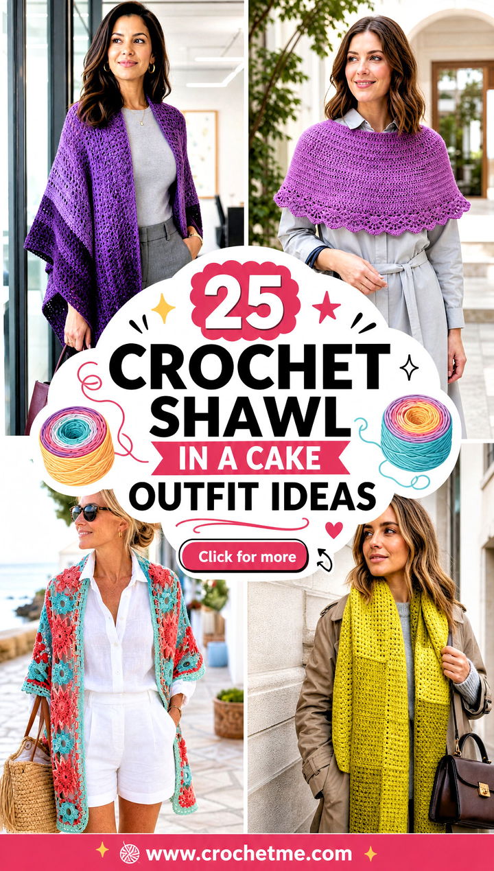 25 Crochet Shawl In A Cake outfit ideas - 25 Crochet Shawl In A Cake outfit ideas
