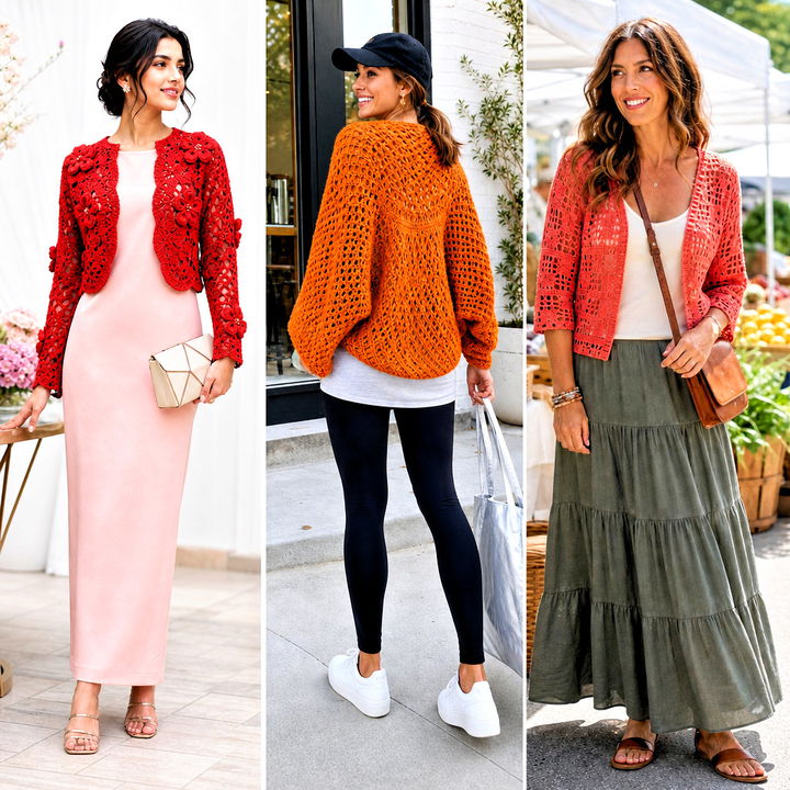 25 Crochet Shrug Cardigan Outfit Ideas for Cozy Layering