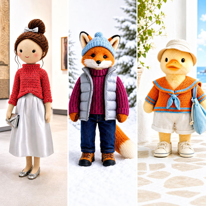 25 Crochet Sweater for Toy Outfit Ideas for Adorable Playtime
