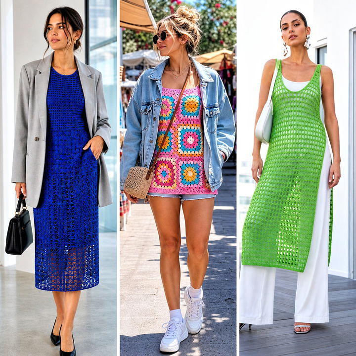25 Crochet Thread Dress Outfit Ideas for Elegant Summer Style