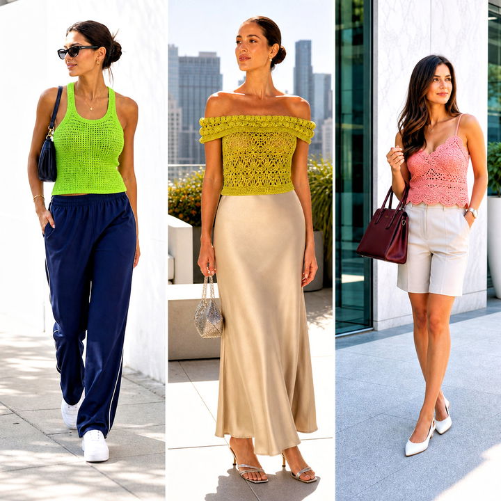 25 Crochet Top Small Chest Outfit Ideas for Flattering Style