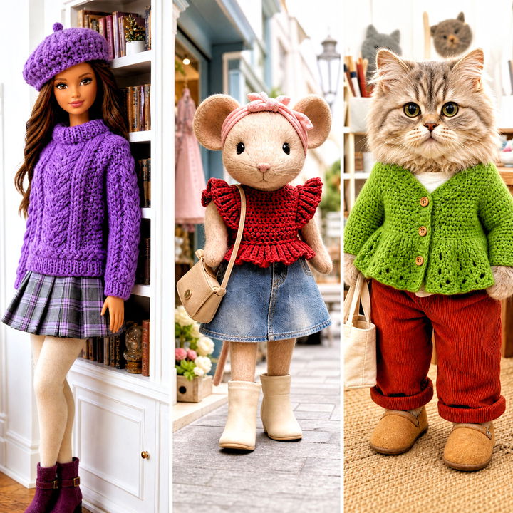 25 Crochet Toy Clothes and Outfit Ideas for Creative Play