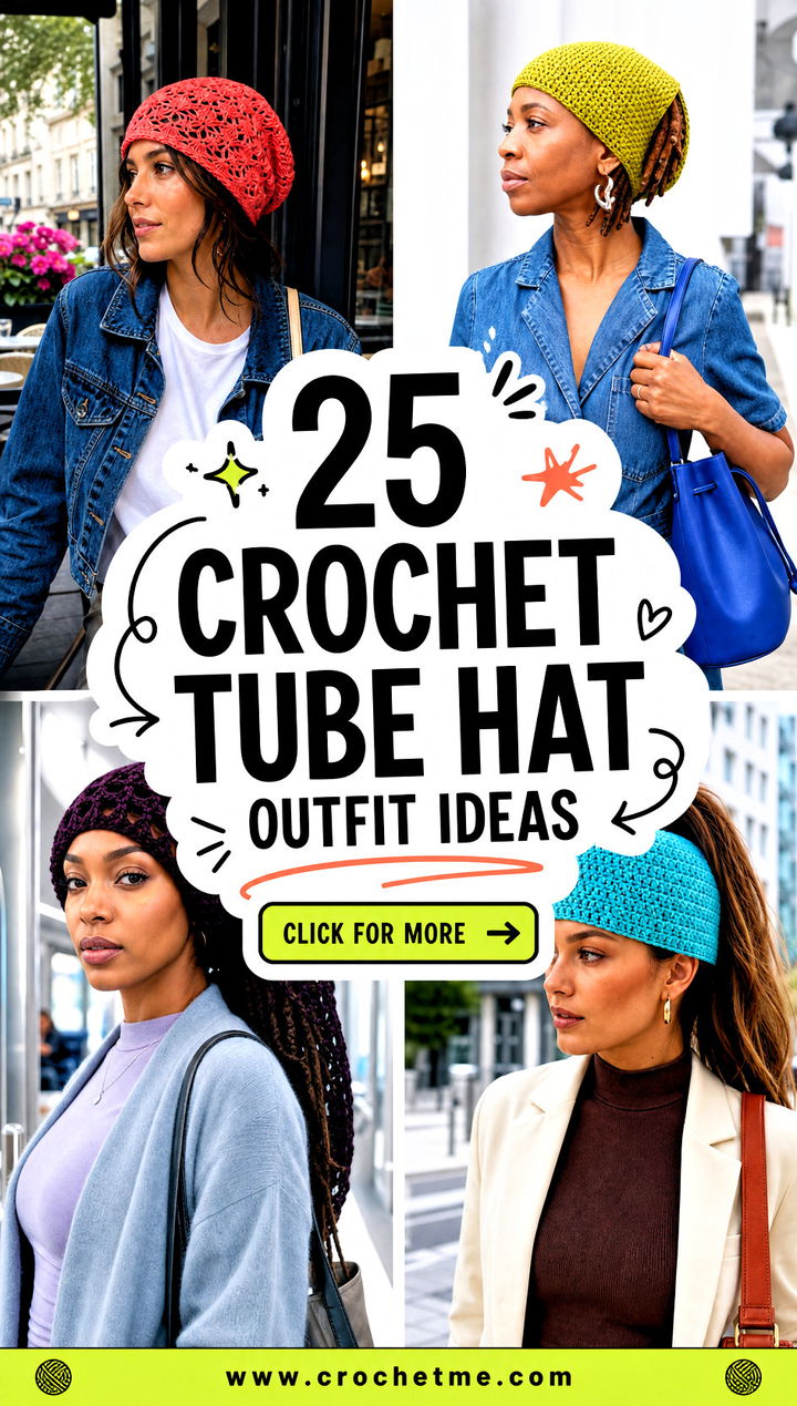 25 Crochet Tube Hat outfit ideas - 25 Crochet Tube Hat outfit ideas