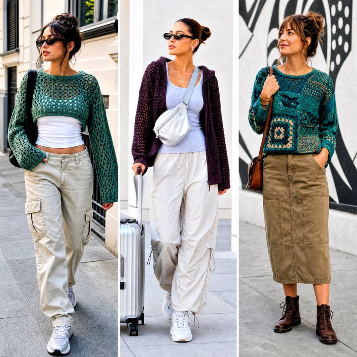 25 Crocheted Sweaters for Women Outfit Ideas to Try Now