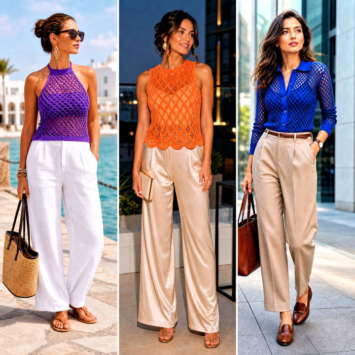 25 Diamond Mesh Stitch Crochet Top Outfit Ideas Worth Trying