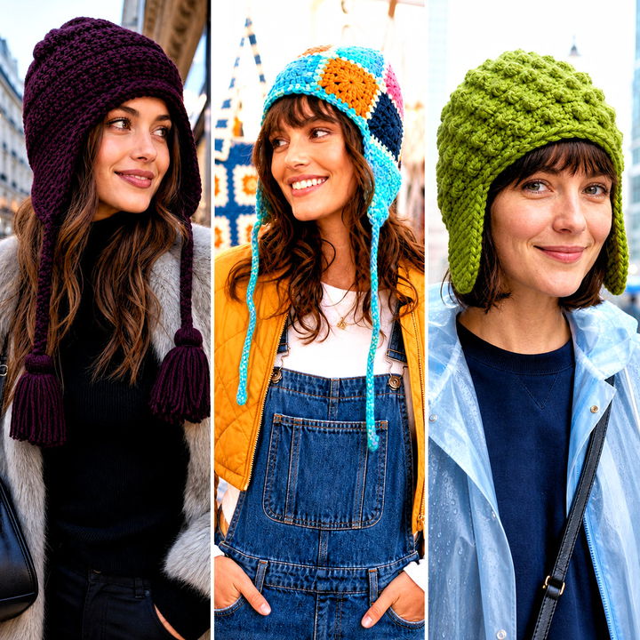 25 Earflap Crochet Beanie Outfit Ideas for Cozy Winter Days