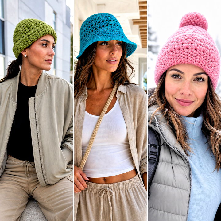 25 Easy Crochet Hats for Beginners Outfit Ideas to Try