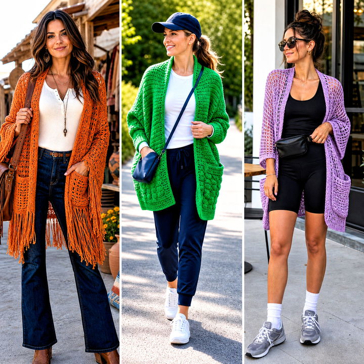 25 Easy Crochet Shawl With Pockets Outfit Ideas for Cozy Days