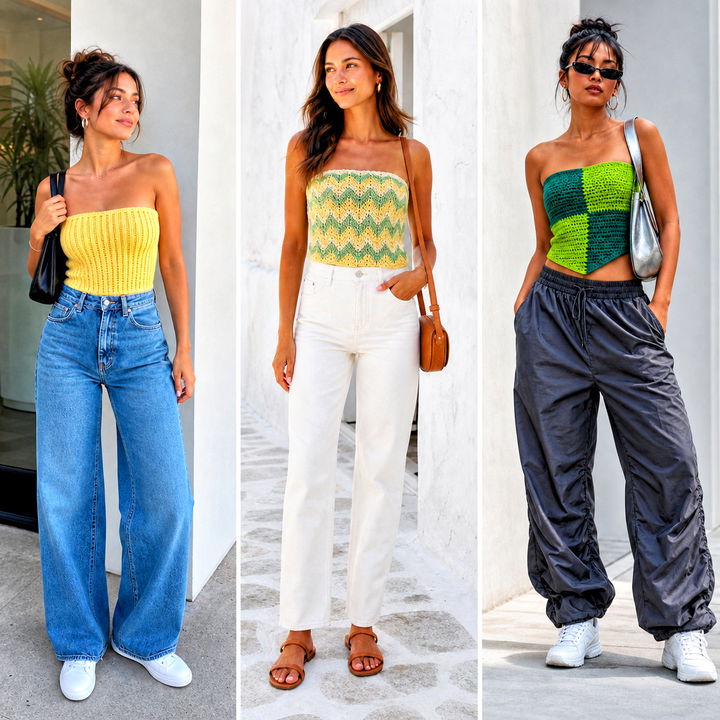 25 Easy Crochet Tube Top Outfit Ideas for Summer Style