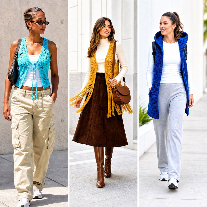 25 Easy Crochet Vest for Beginners Outfit Ideas to Try Now