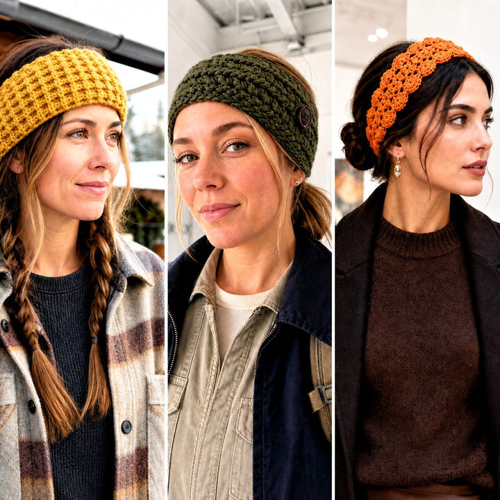 25 Easy Crochet Winter Headband Outfit Ideas for Cozy Days