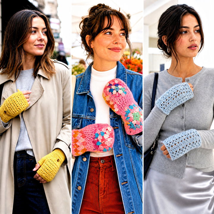 25 Easy Crocheted Mittens Outfit Ideas for Cozy Winter Style