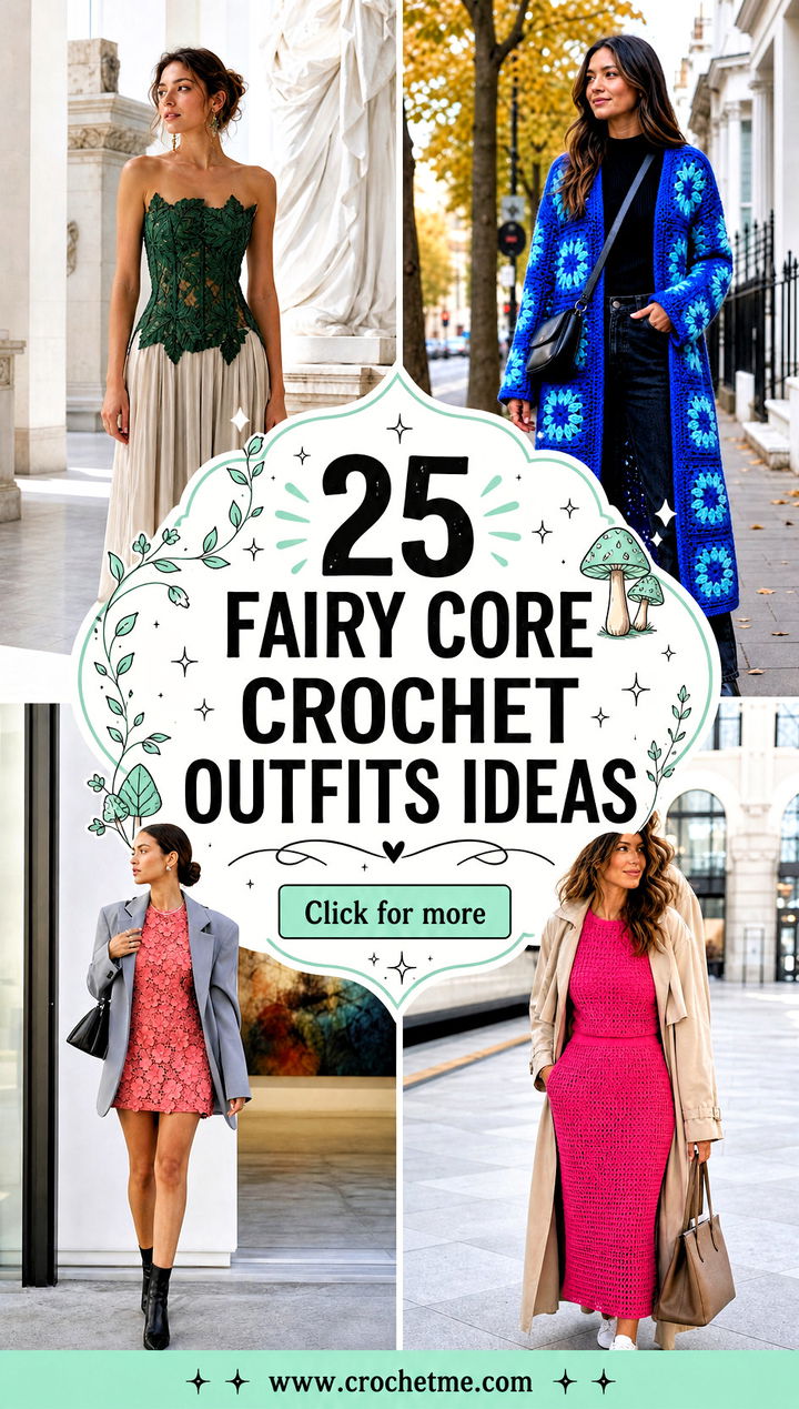 25 Fairy Core Crochet Outfits ideas - 25 Fairy Core Crochet Outfits ideas