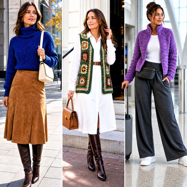 25 Fall Crochet Outfit Ideas for Cozy Style This Season