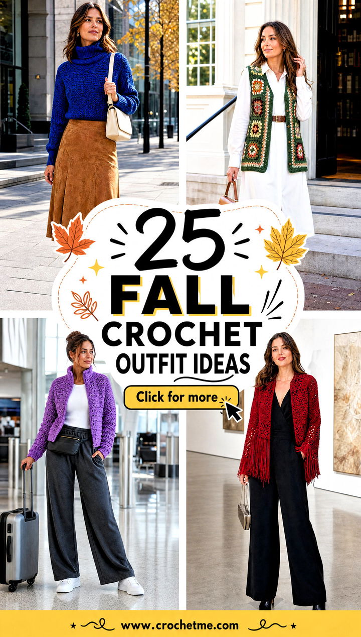 25 Fall Crochet Outfit Ideas - 25 Fall Crochet Outfit Ideas