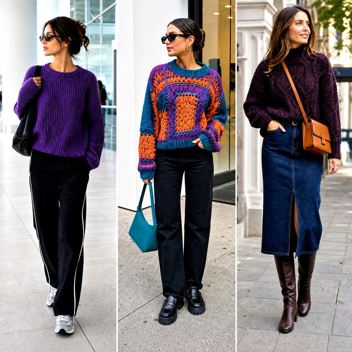 25 Fisherman Crochet Sweater Outfit Ideas for Coastal Style