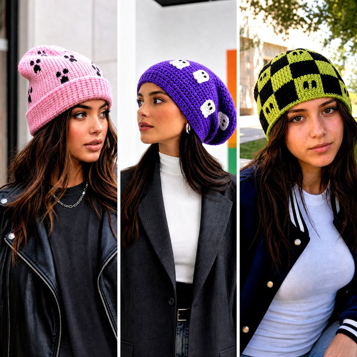 25 Ghost Crochet Hat Outfit Ideas for Spooky Fall Style