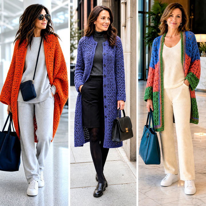 25 Habitat Crochet Cardigan Outfit Ideas for Cozy Style