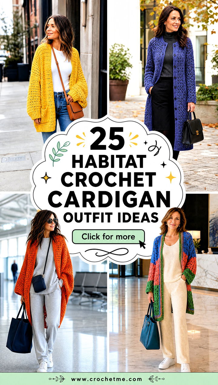 25 Habitat Crochet Cardigan outfit ideas - 25 Habitat Crochet Cardigan outfit ideas