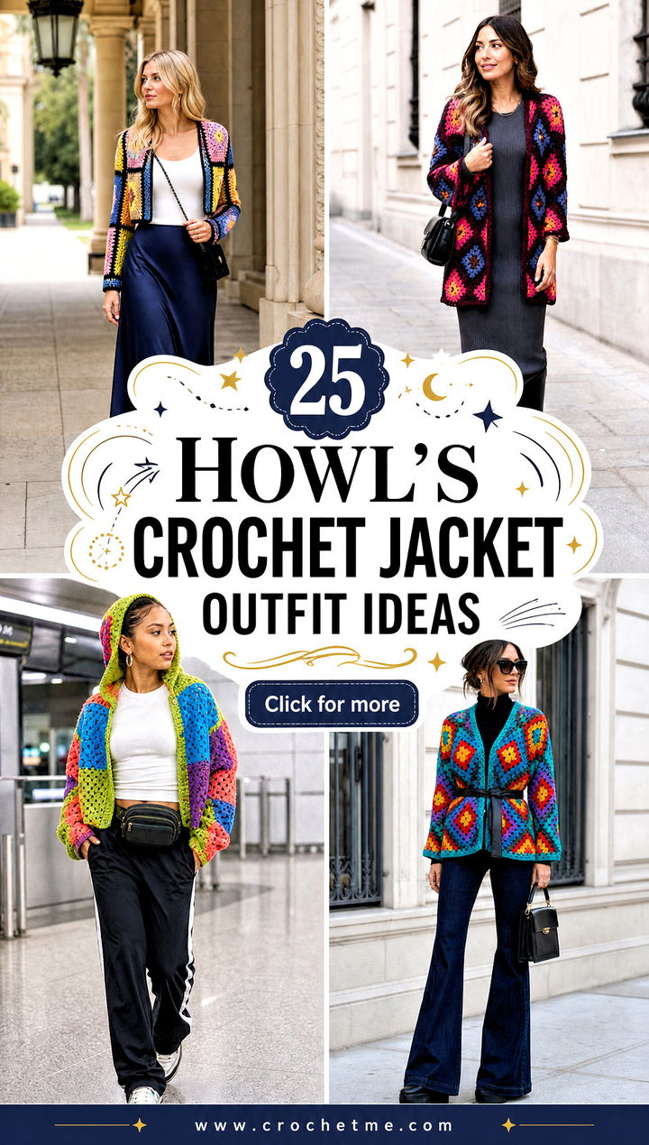 25 Howls Crochet Jacket outfit ideas - 25 Howl’s Crochet Jacket outfit ideas